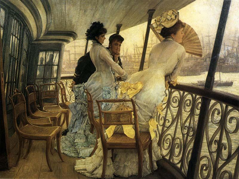 James Tissot The Gallery of H.M.S. Norge oil painting art